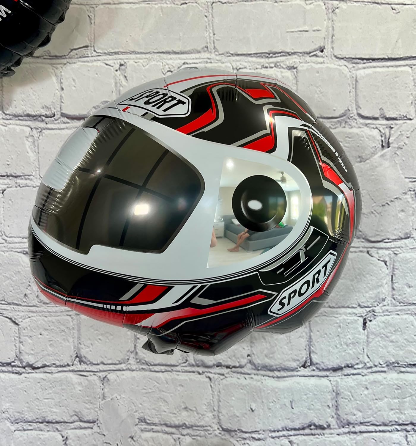 Motorcycle Dirt Bike and Helmet Balloons | Birthday Party Supplies and Decorations | Birthday Parties Celebration Baby Shower Gender Reveal - Image 9