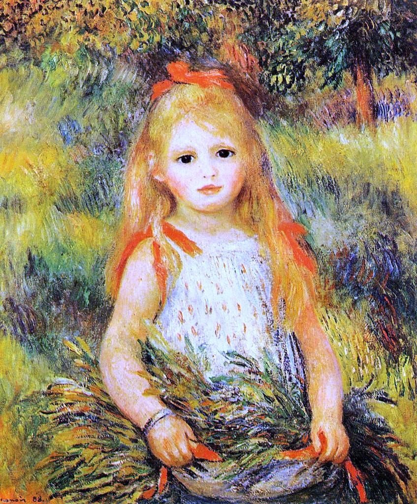 Amazon.com: Art Oyster Pierre Auguste Renoir Little Girl with a