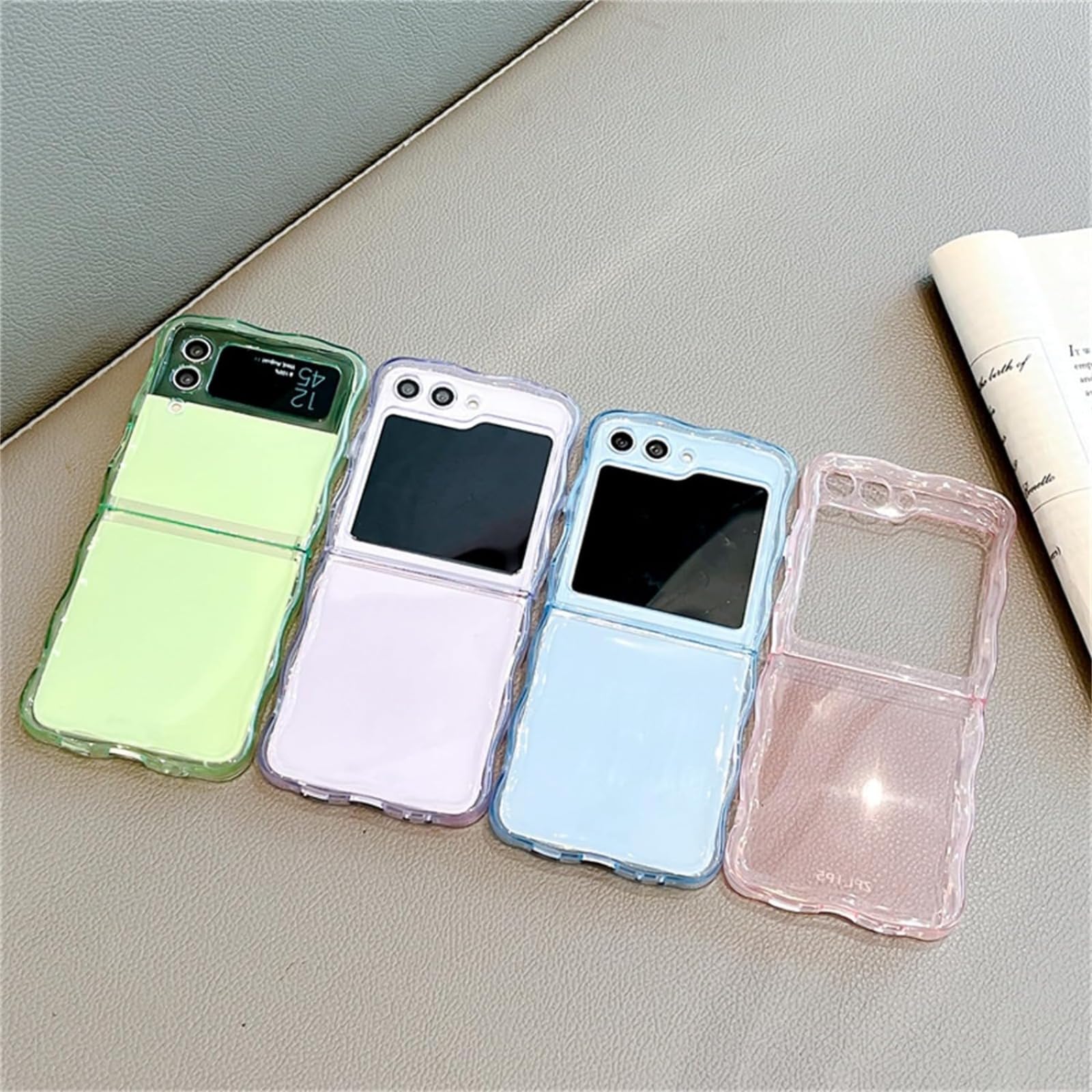 Amazon.co.jp: ギャラクシーzフリップ5 ケース うねうね なみなみ