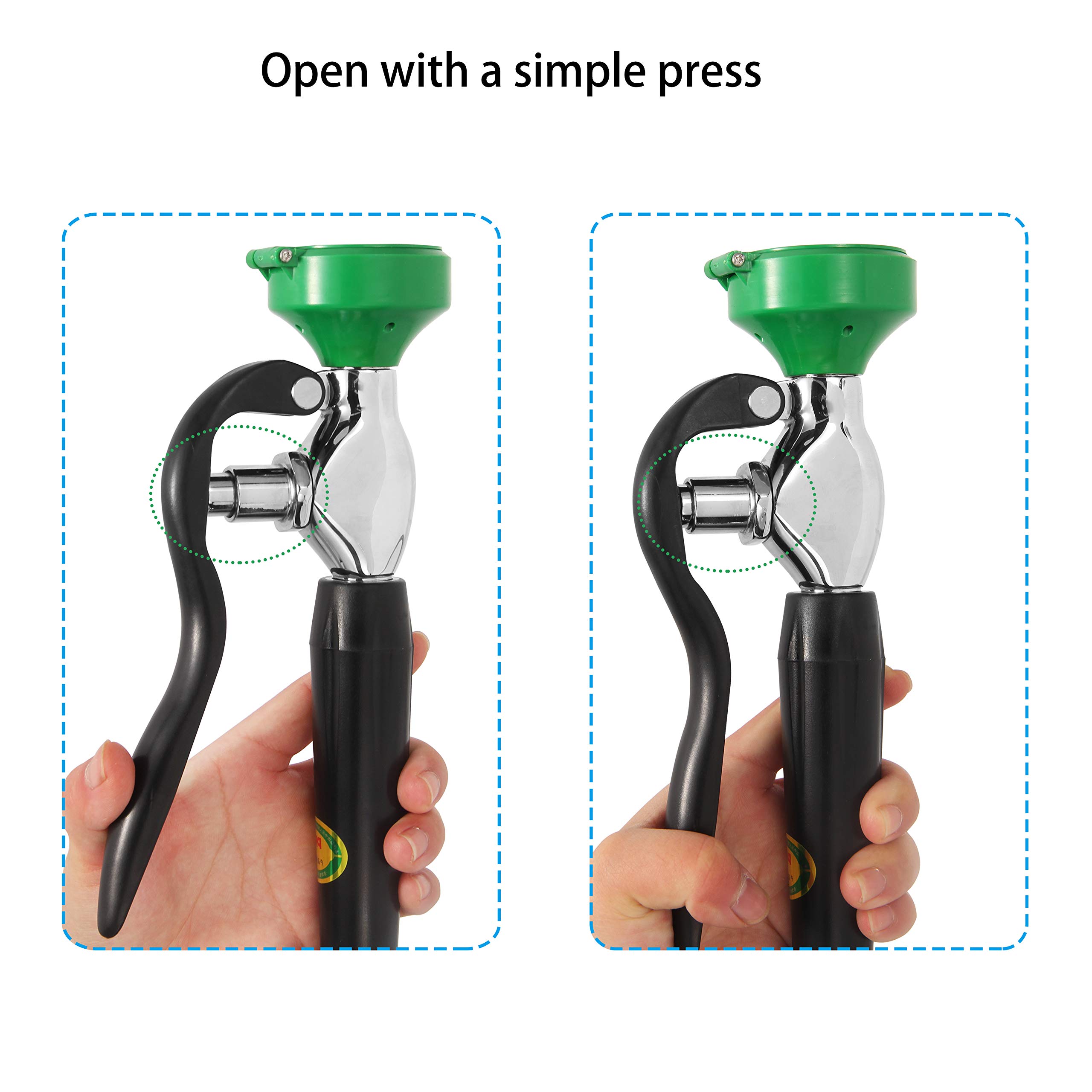 Huanyu Portable Station de douche oculaire Poste de travail Machine à laver les yeux Substances nuisibles Personnalisation du dispositif de lavage pris en charge pour le laboratoire (2403-1)