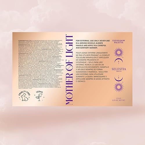 Miniatura 8 de SELESTIA BEAUTY Paleta de sombra de ojos de maquillaje Mother of Lights - 12 tonos mezclables con acabados mate y brillante - Paleta de sombras de