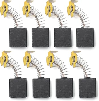 0502025007 Carbon Brushes for DEWALT D24000 / DW713 / DW715 / DW716 Miter Saw, Replaces OEM# 614367-00 BTS21-D04 5140024-30 999044 8 Pack