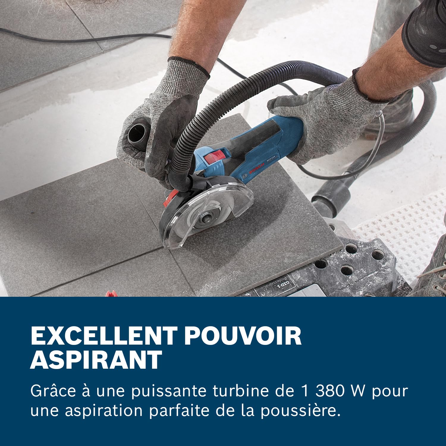Bosch Professional aspirateur eau et poussière GAS 35 L SFC+ (puissance 1 200 W, volume de cuve 35 L, flexible de 3 m)