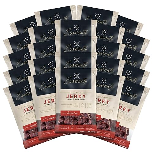 Aufschnitt Essicata - Carne seca extra tierna, alimentada con pasto, baja en sodio, fabricada en Estados Unidos, certificado Kosher, apta para dieta