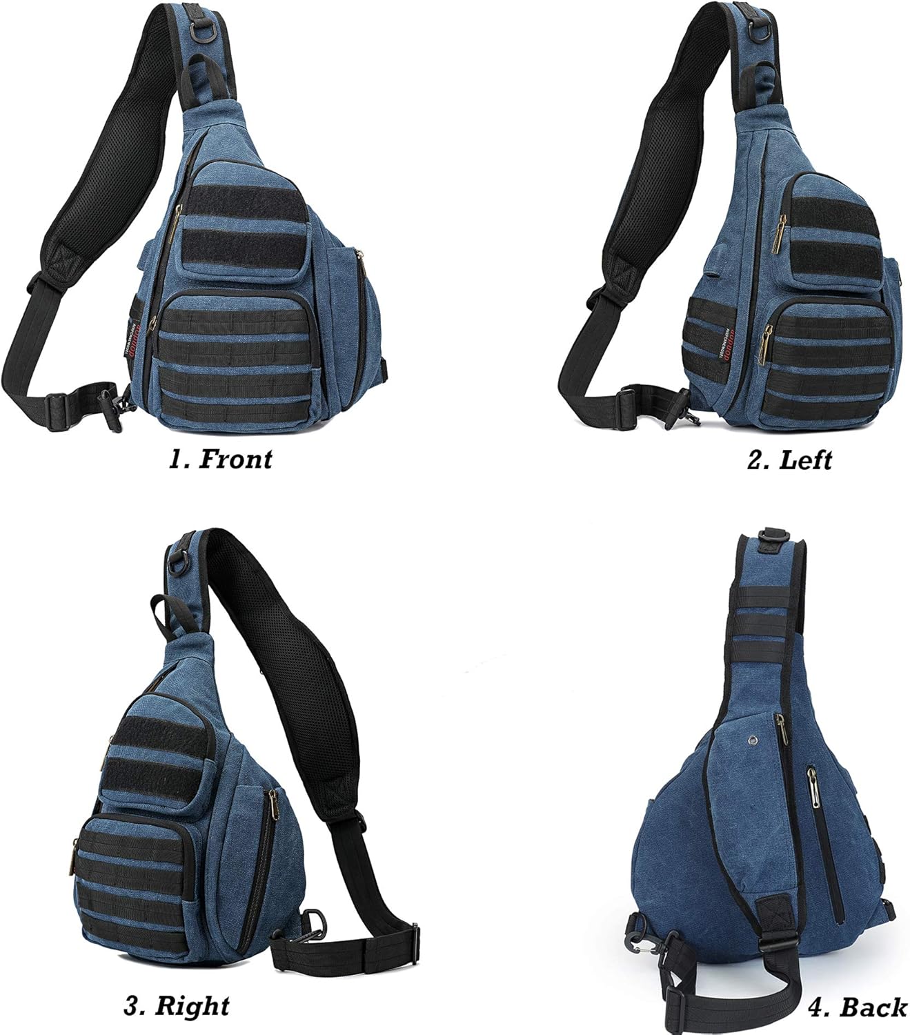 Grеаtеѕt Prоduсt AOPUOP Canves Sling Bag Multifunctional Canvas Bag Waterproof and Antitheft Travel Backpack Portable USB Bags