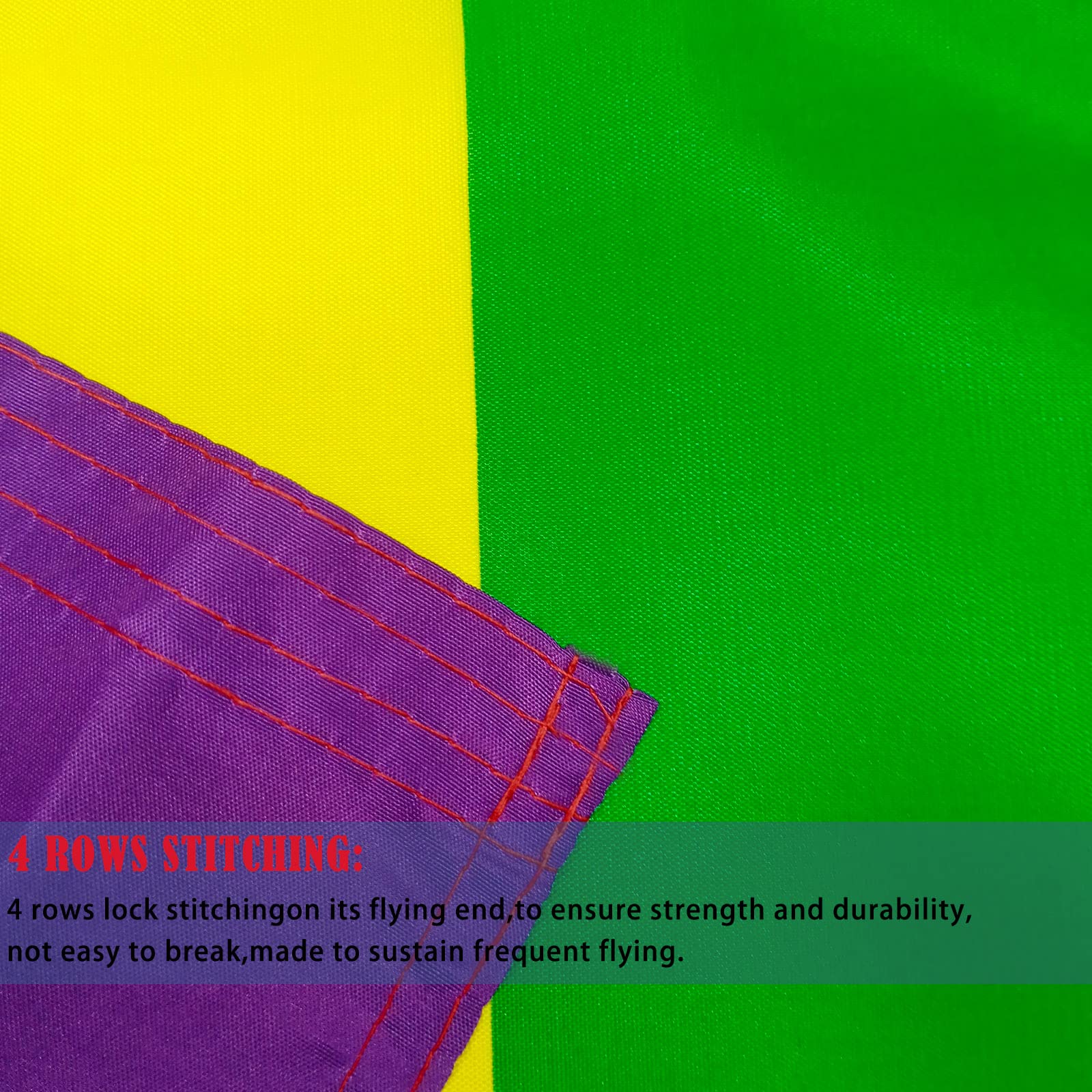 Regenbogen-Flagge Mit 8 Streifen – 7,6x12,7 Cm, Historische Pride-Flagge, Wetterfest Mit 2 Messingösen