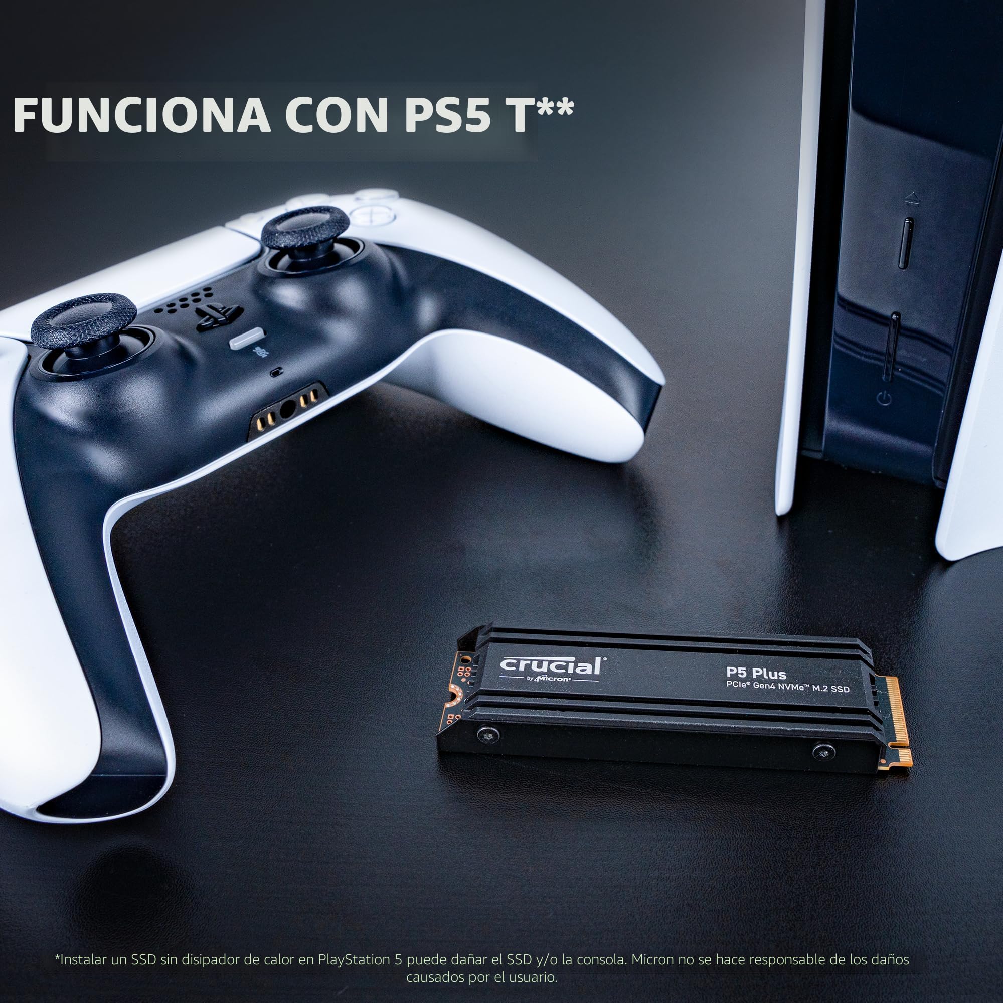 Amazon.com: Crucial P5 Plus 2TB Gen4 NVMe M.2 SSD interno para