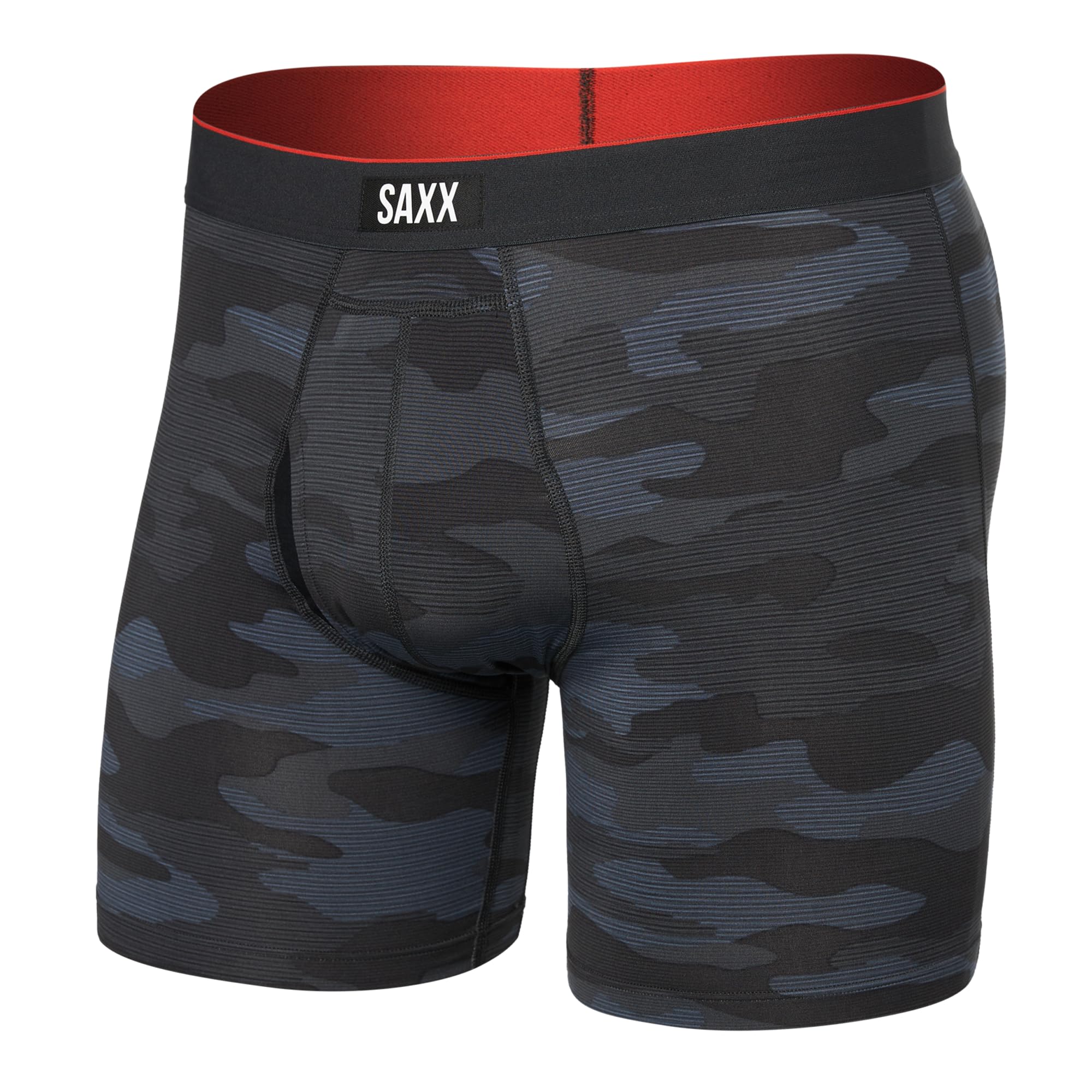 Saxx Underwear Co. Men's Black Saxx Multi-Sport Mesh Boxer Briefs, - S