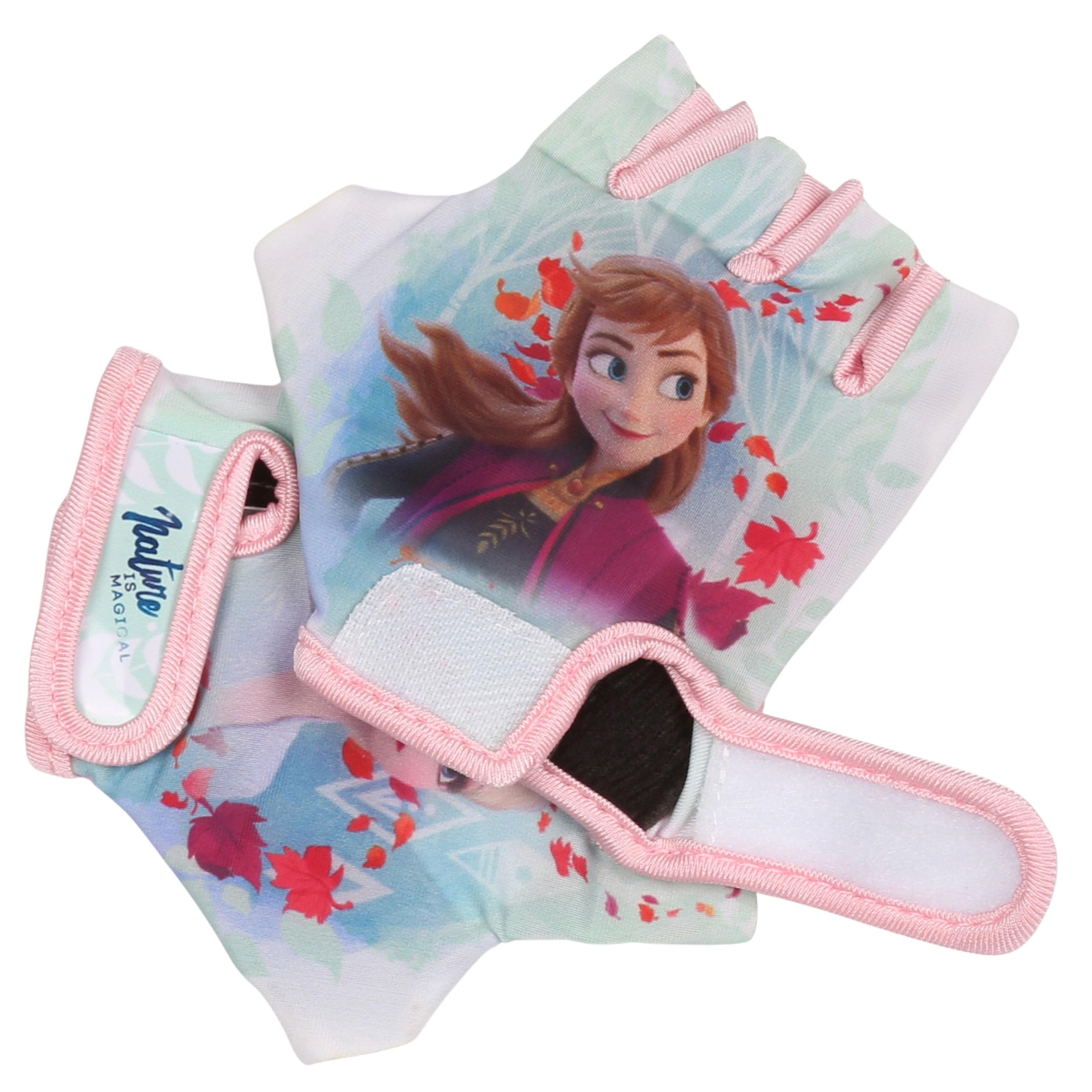 sarcia.eu Disney Stitch Kinder Fahrrad-Handschuhe für Mädchen, mit Klettverschluss