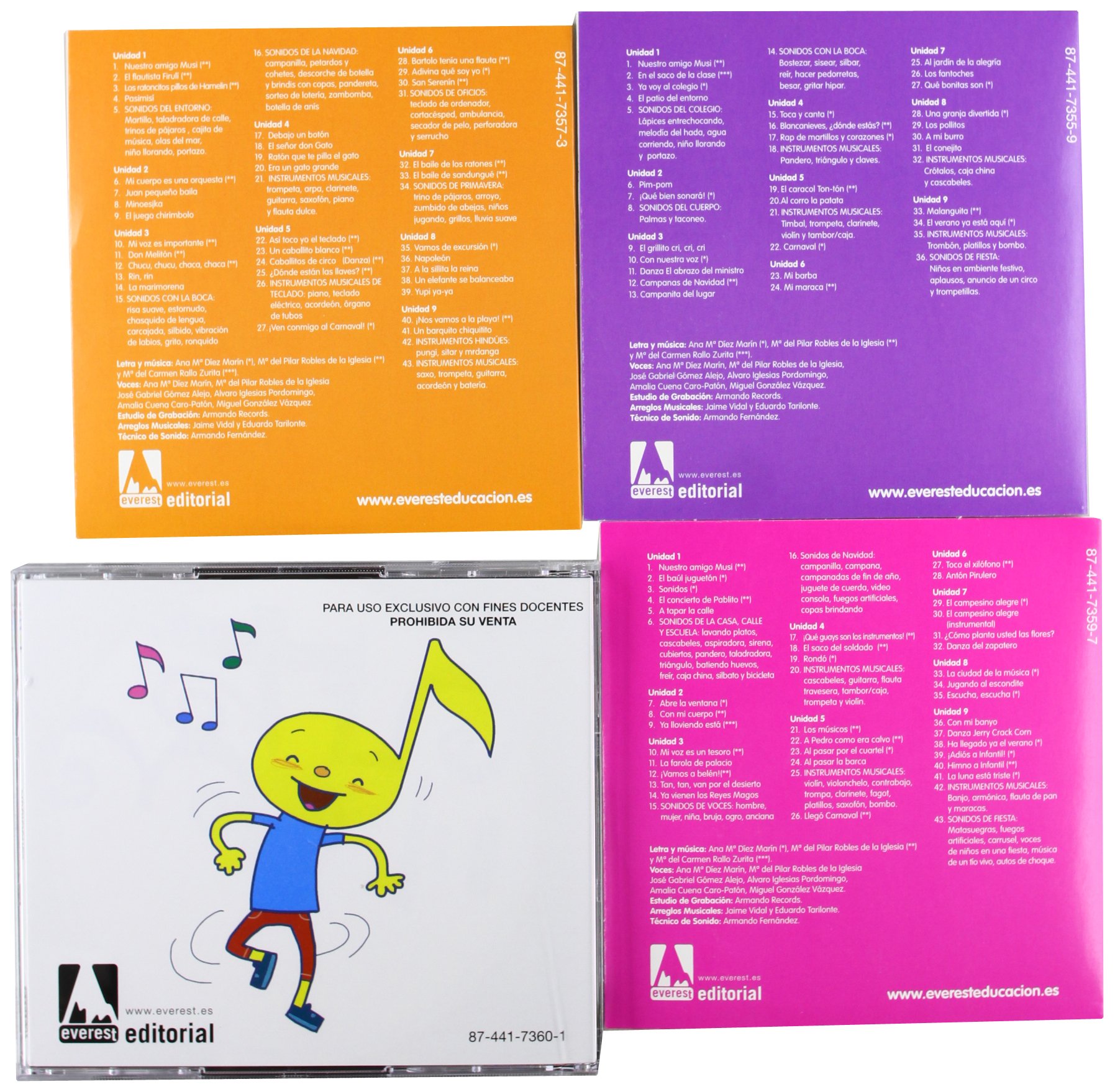 Proyecto Musi Material de aula 3, 4 y 5 años (Proyecto Música Infantil)