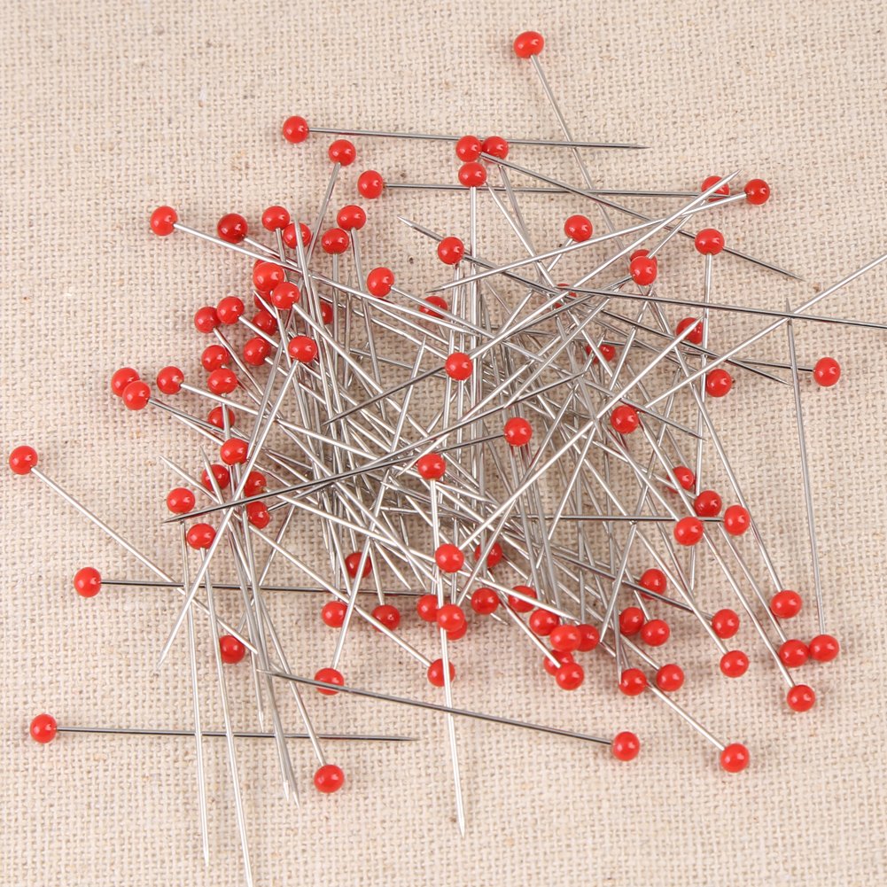 Glazen bal hoofd naaien pinnen, rechte pin glas bal hoofd naaien pinnen voor DIY bruiloft bloem bal voor Dressmaker sieraden decoratie 800pcs