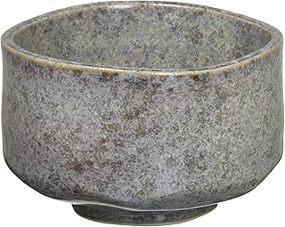 エールネット(Ale-net) 抹茶茶碗 おぼろグレー13×12.5×8.7cm