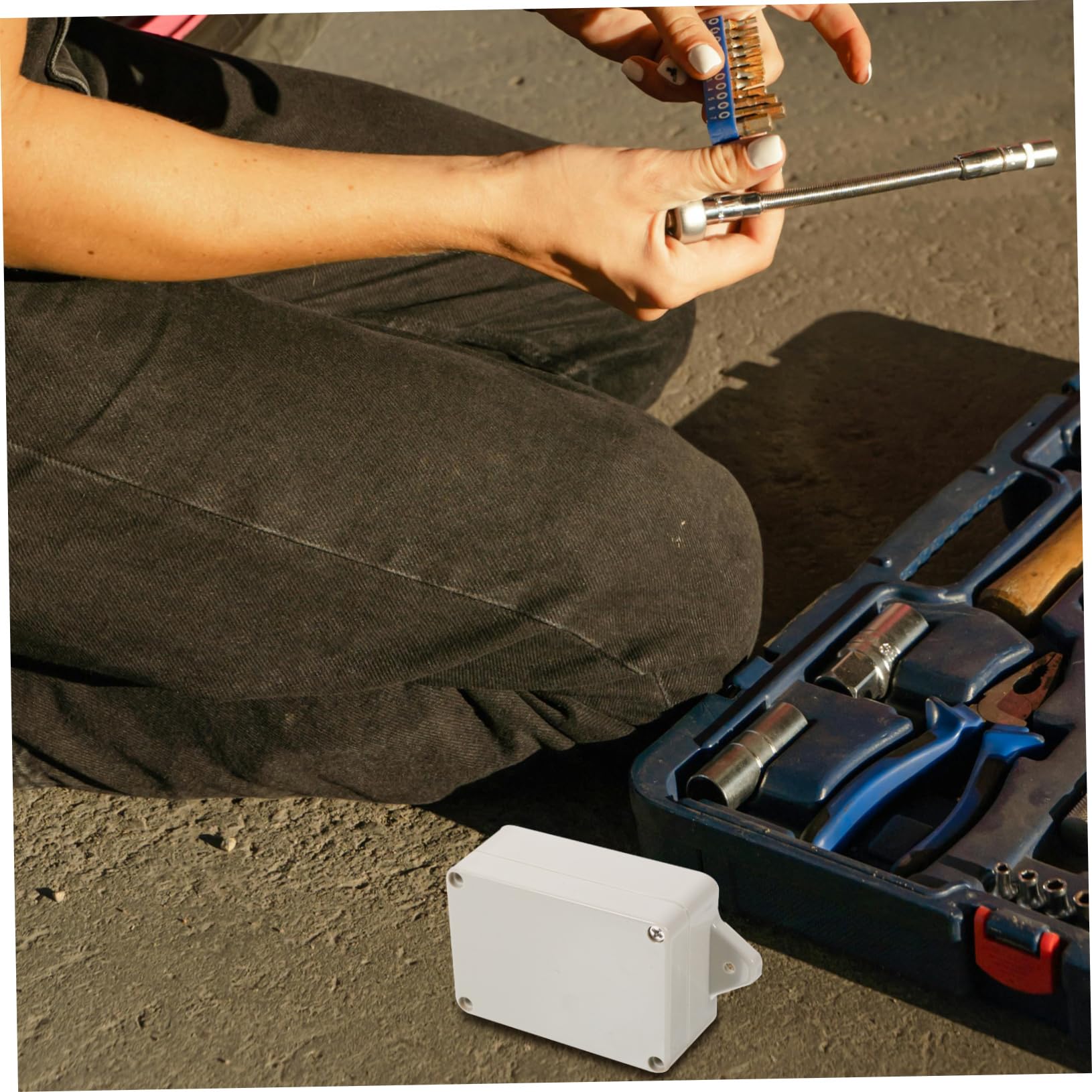 HOMSFOU 10 Pcs Box Boîte Étanche Boîtes Électriques Boîtier Électronique En Plastique Boîtier De Projet En Plastique Boîtes Électriques Résistantes Aux Intempéries Boîtes De Projet En