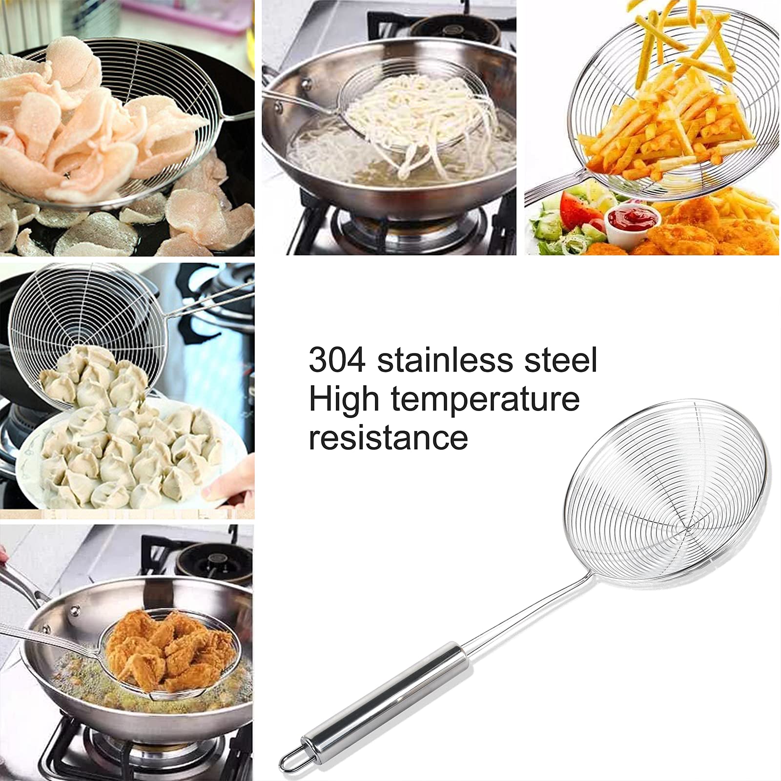 Spatzle, Spätzle Maker con Colino, Acciaio Inox, per Pentole con Diametro Fino a 30 cm)