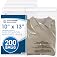 Spartan Industrial - 10” X 13” (200 Count) Self Seal Clear Poly Bags with Suffocation Warning for Packaging, T Shirts - Perma