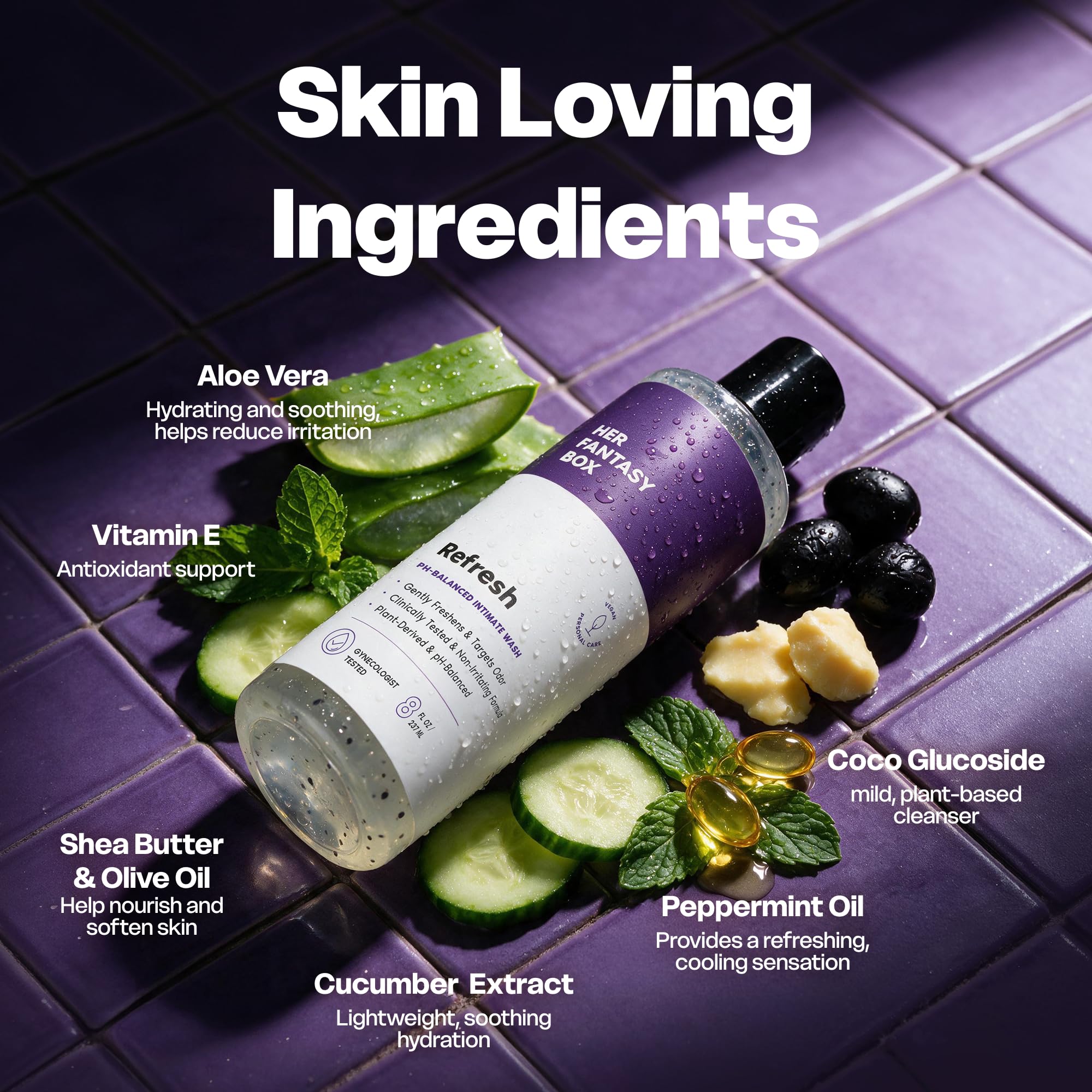 Refresh pH Shower Gel - Natural Feminine Hygiene -3 Refresh pH Shower Gel - Natural Feminine Hygiene -3