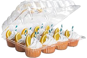 12 Pack Cupcake Containers: The Perfect Way to Display & Preserve Your Cupcakes