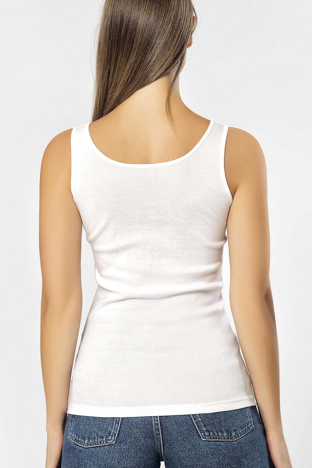VAVONNE Camisole for Women, All Cotton, Airy Soft Comfy Tank Tops Cami Undershirt - Image 3