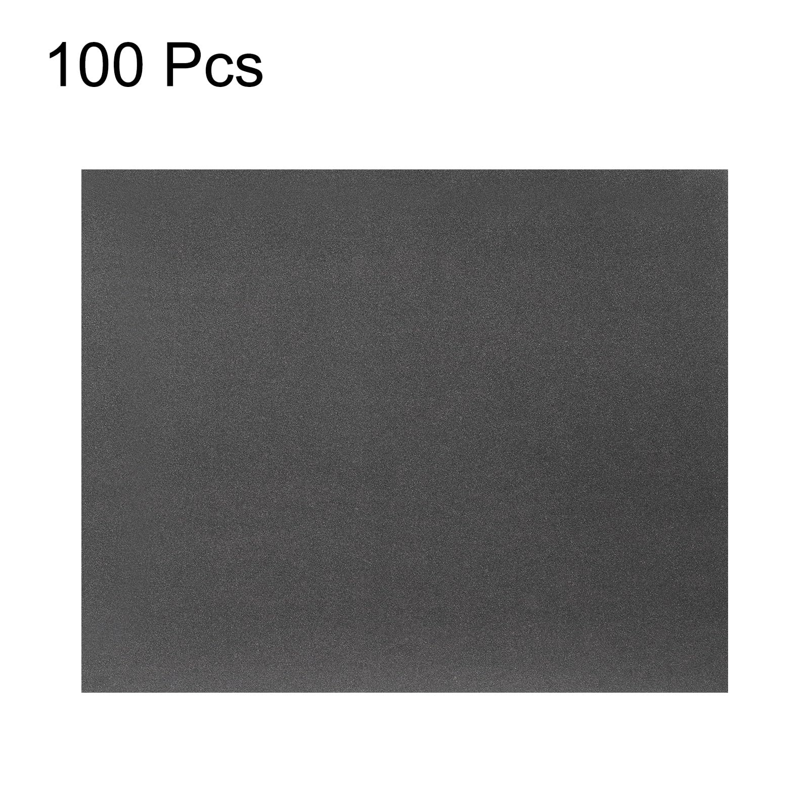 QUARKZMAN 100pcs Papier De Verre Grain 180 9 x 11 Pouces Dos C En Carbure De Silicium Abrasif Feuilles De Ponçage Humide Sec Pour Finition Bois, Ponçage Métal