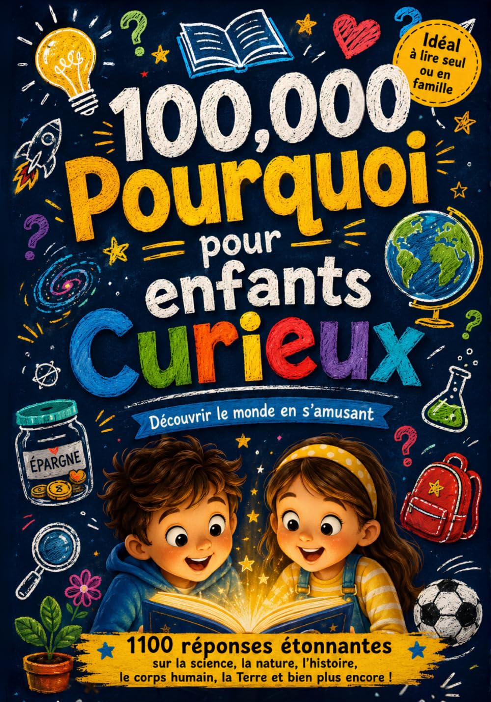 100,000 Pourquoi pour enfants Curieux: L'Encyclopédie des Découvertes et des Faits | Questions et Réponses pour tout comprendre sur la Science, les Animaux et l'Univers...