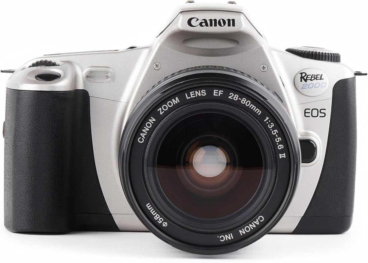 Canon Rebel 2000 SLR Film Camera with Canon 28-80mm EF Auto Focus Lens (Renewed)