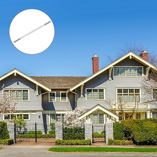 Miniatura 153 de METALLIXITY Tornillos de doble extremo (rosca M8, 3.150 in de longitud), 5 unidades, acero inoxidable 304, pernos de varilla roscados dobles