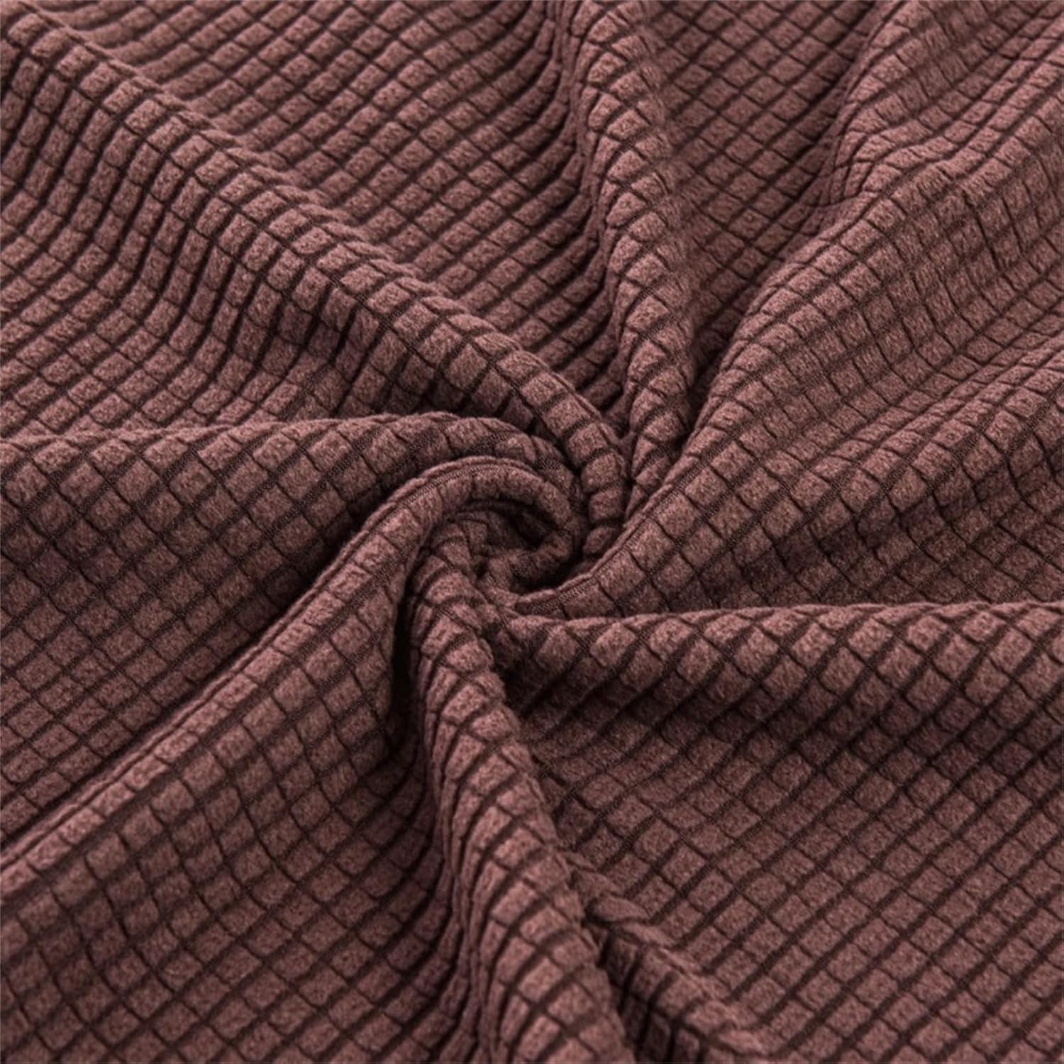 Stretch Armchair Slipcover Removable Washable Chair Covers for Armchairs, Couch Cover Furniture Protector for Living Room Home Decoration (Brown)