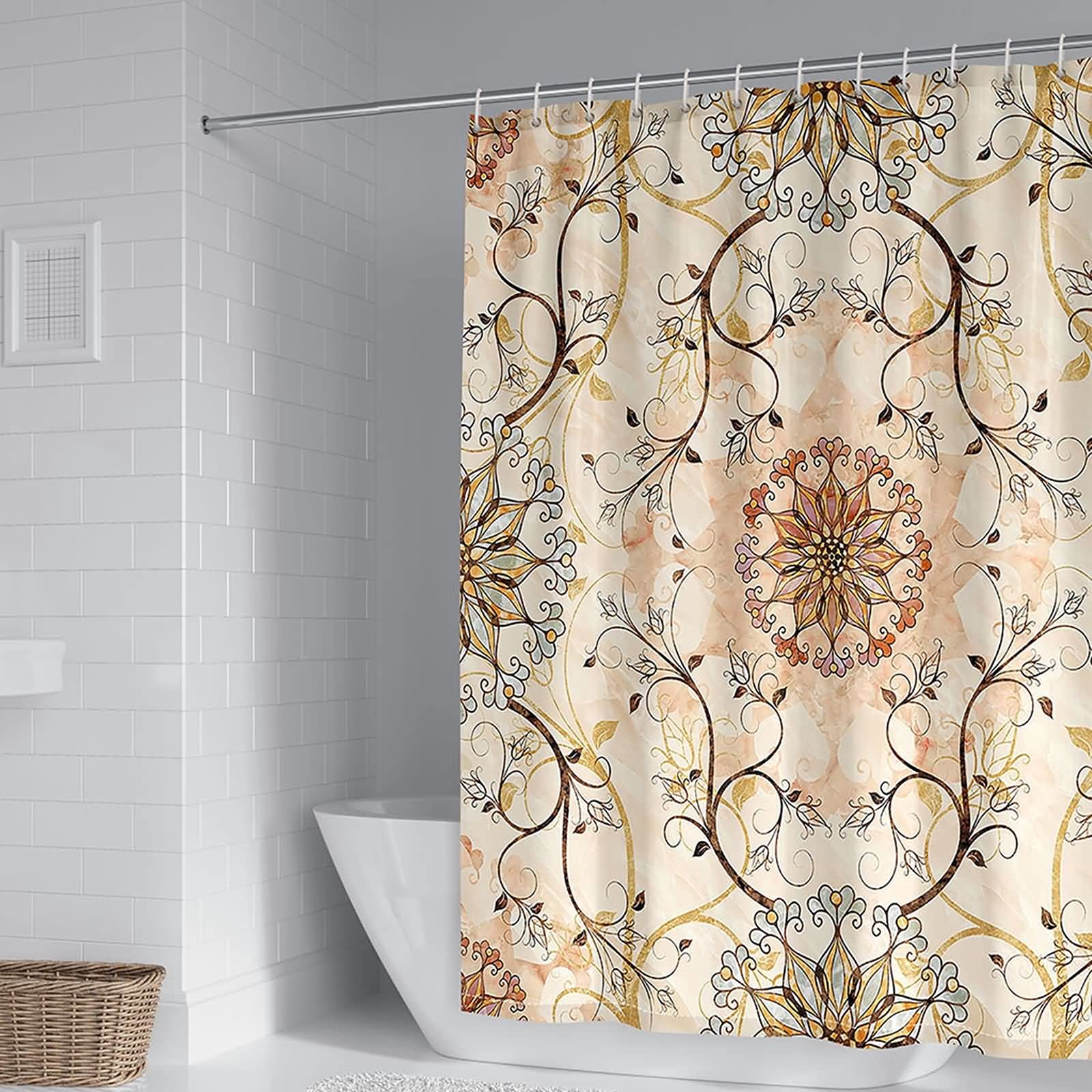 Rideau de douche anti moisissure 150x200 polyester imperméable
