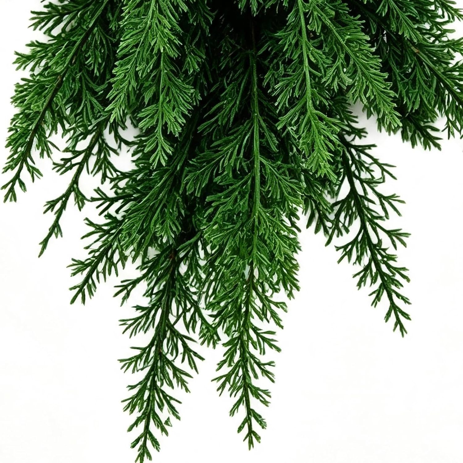 Faux Greenery Christmas Swag - Front Door Wall Ornament Seasonal Display