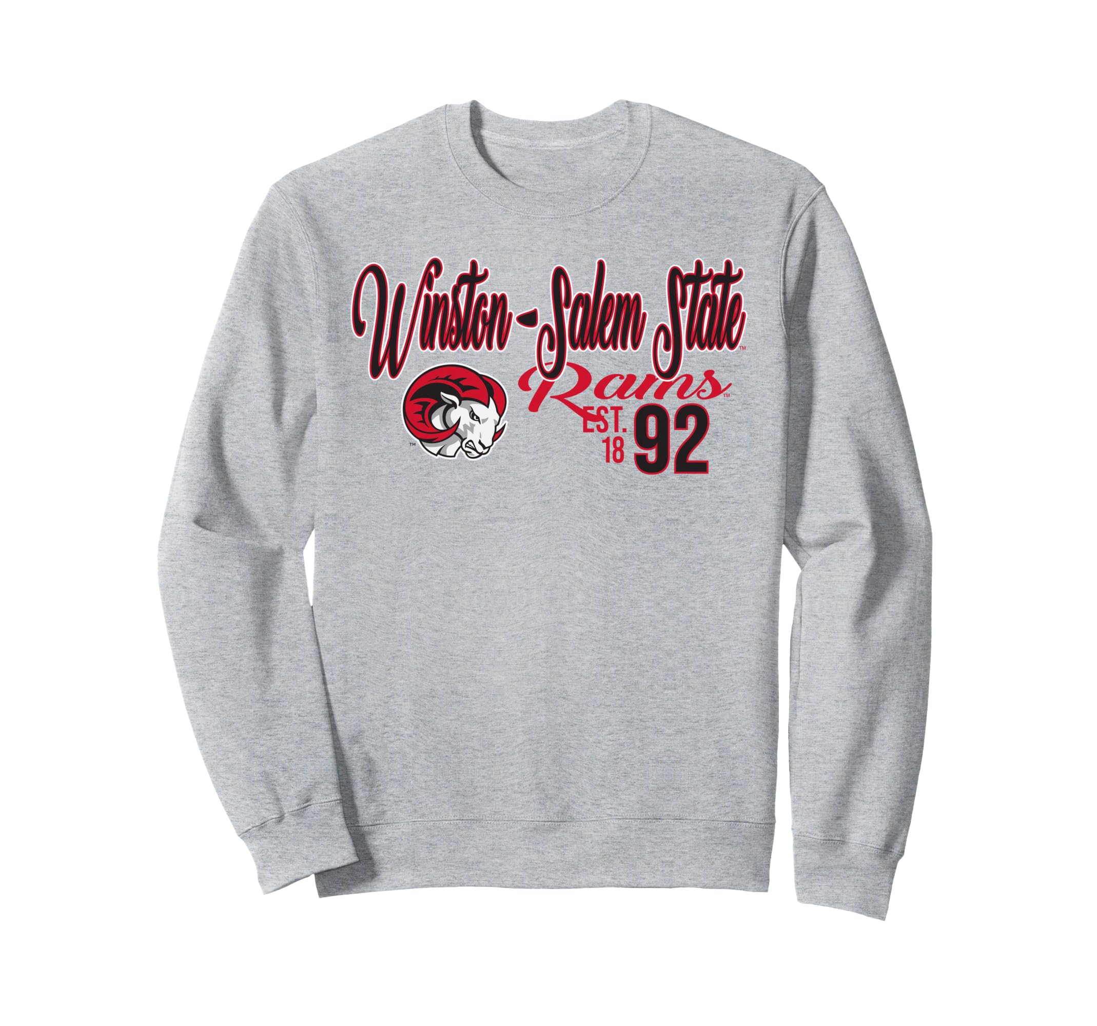 Winston Salem State Rams HBCU Est 1892 Gray Sweatshirt