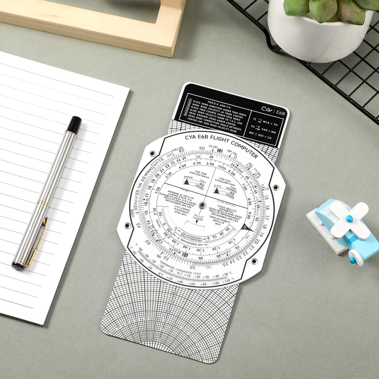 Snapklik.com : Saysurey E6B Plastic Flight Computer For Pilots Aviation ...