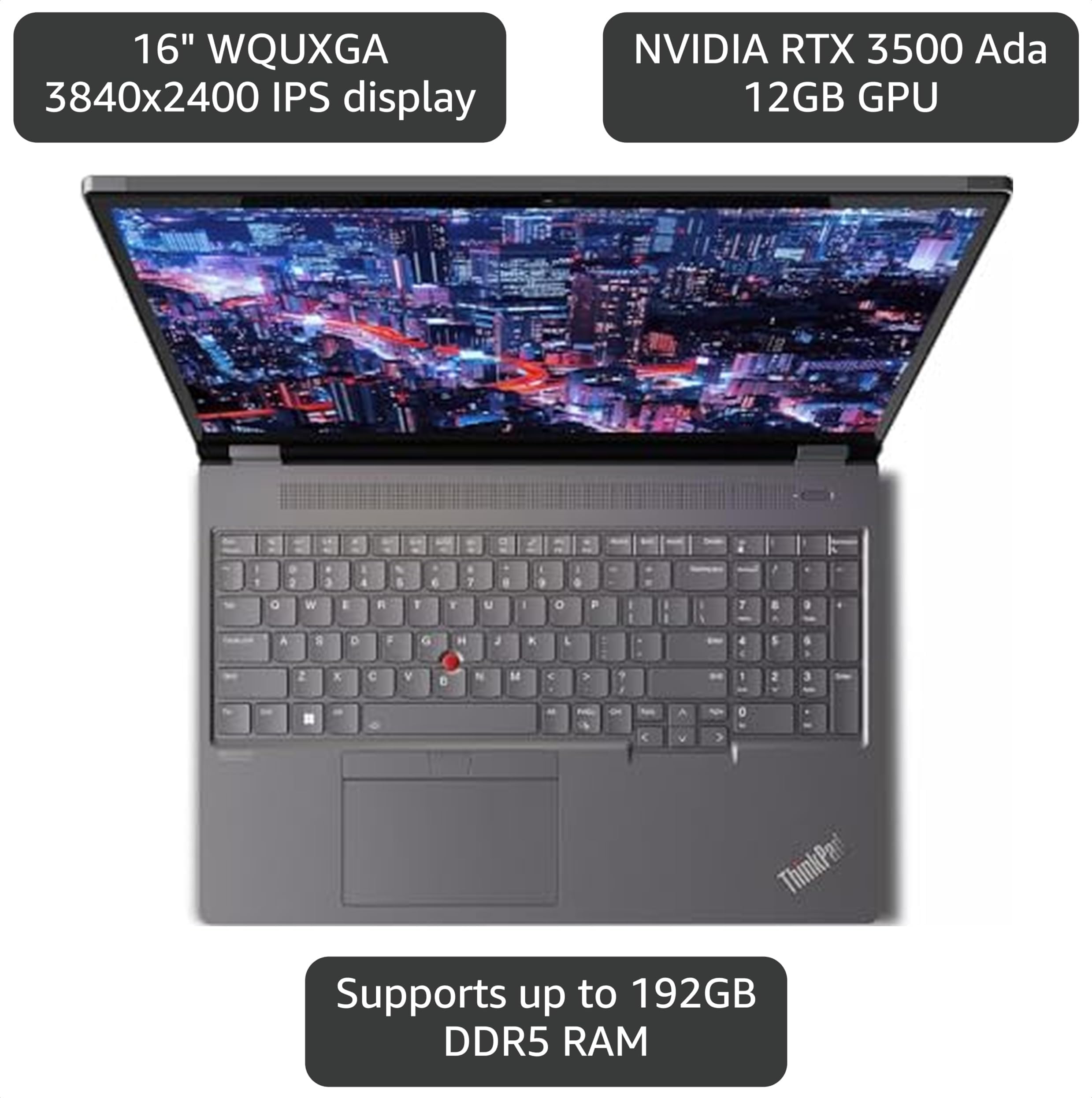 Amazon.com: Lenovo ThinkPad P16 Gen 2 Laptop - 16