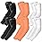 BHYTAKI 6 Pairs UV Sun Protection Arm Sleeves, UPF 50 Sports Cooling Arm Compression Sleeves for Men Women Teenager