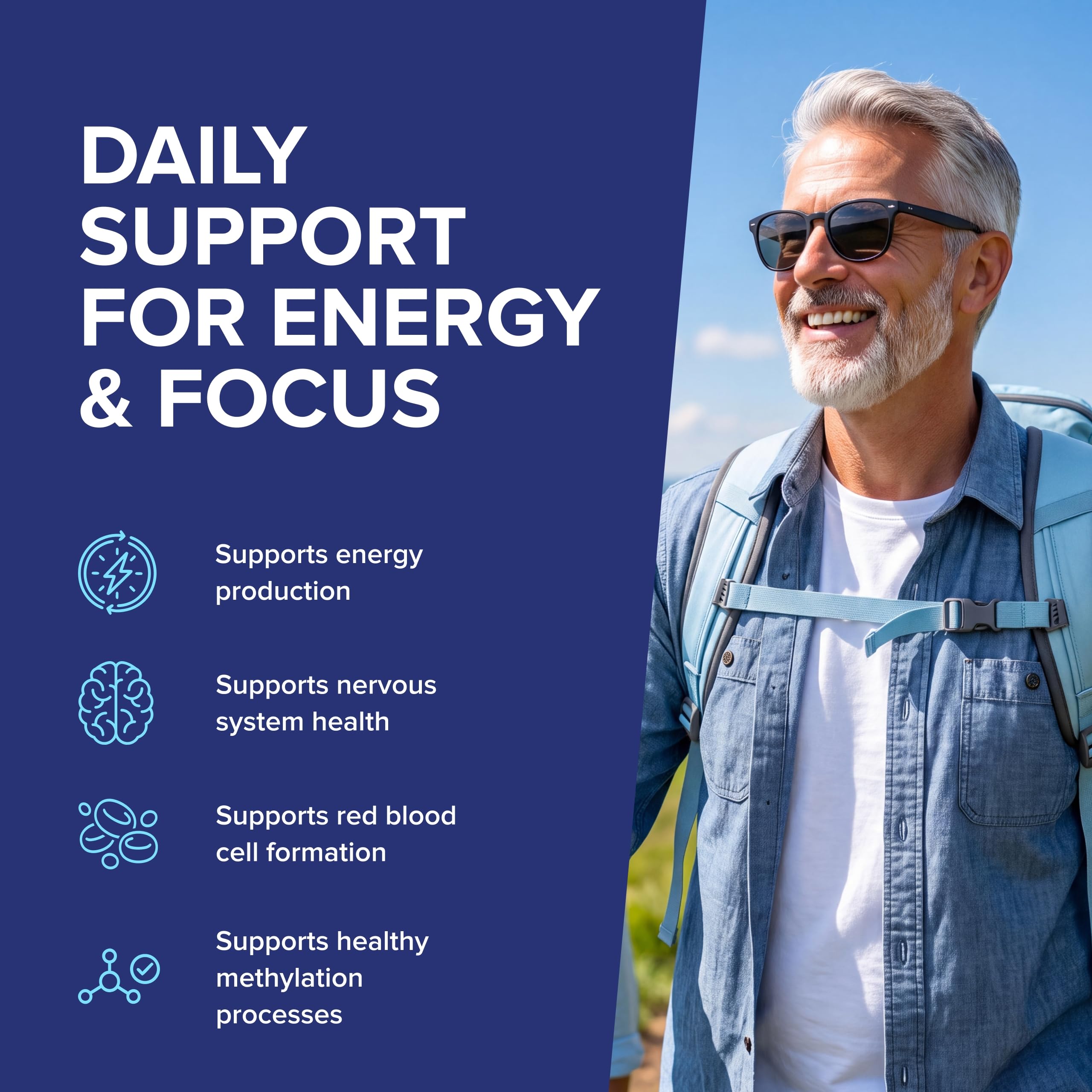 Superior Source No Shot Methylcobalamin B-12 5000 mcg 60 Sublingual Tablets — Amazon image 3