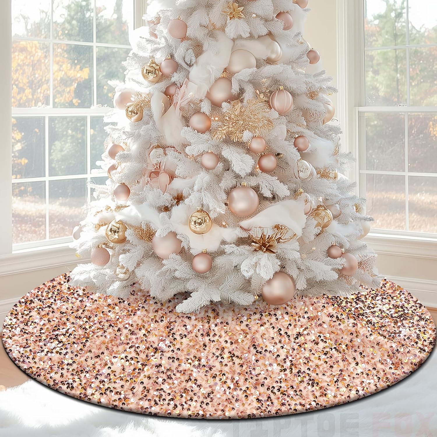 Rose Gold Tree Skirt