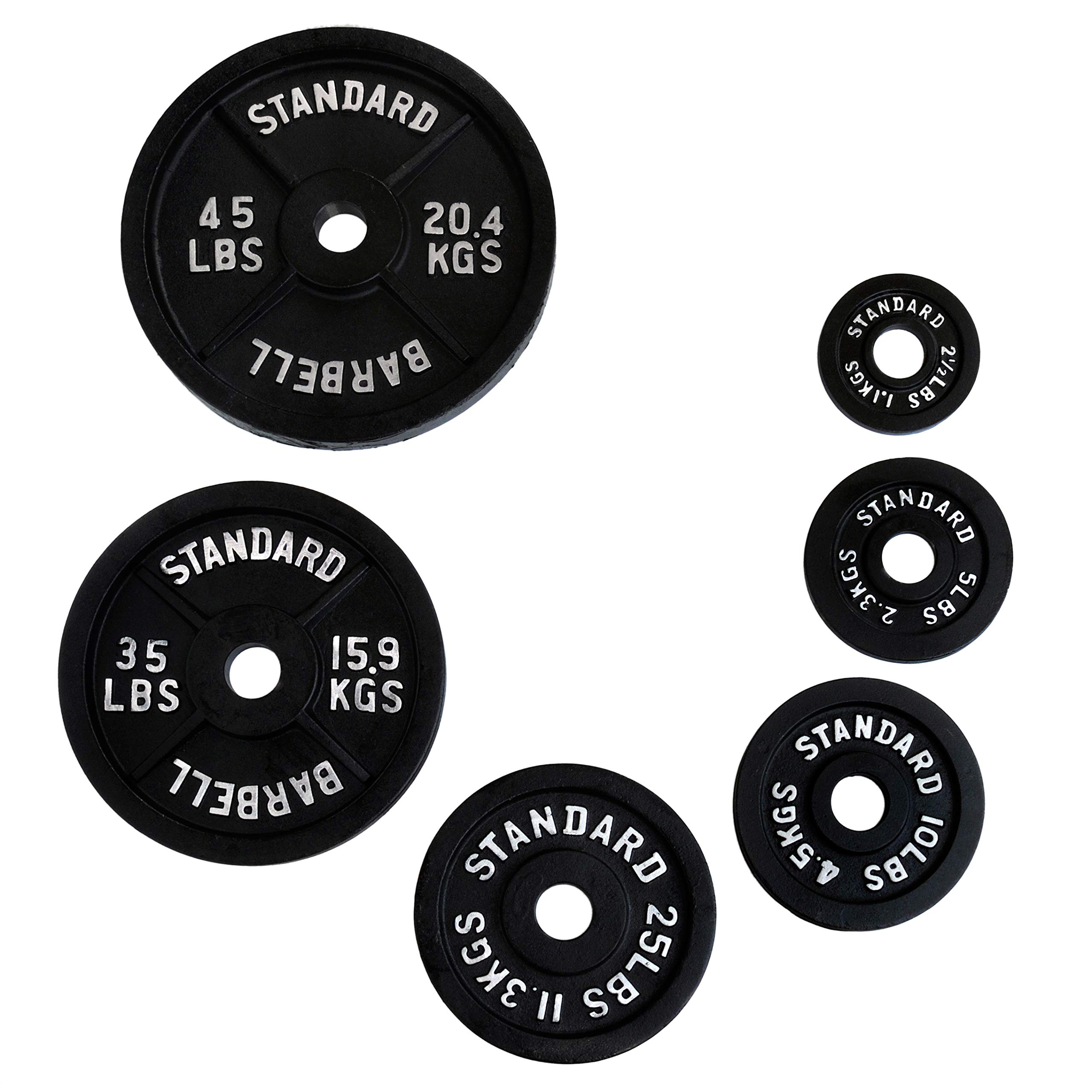 Ader Black Olympic Plate Set (255Lbs)