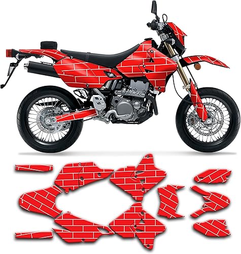 Miniatura 38 de Juego de calcomanías Kungfu Graphics personalizadas para Suzuki DRZ 400 SM Supermoto 1999, 2000, 2001, 2002, 2003, 2004, 2005, 2006, 2007, 2008,