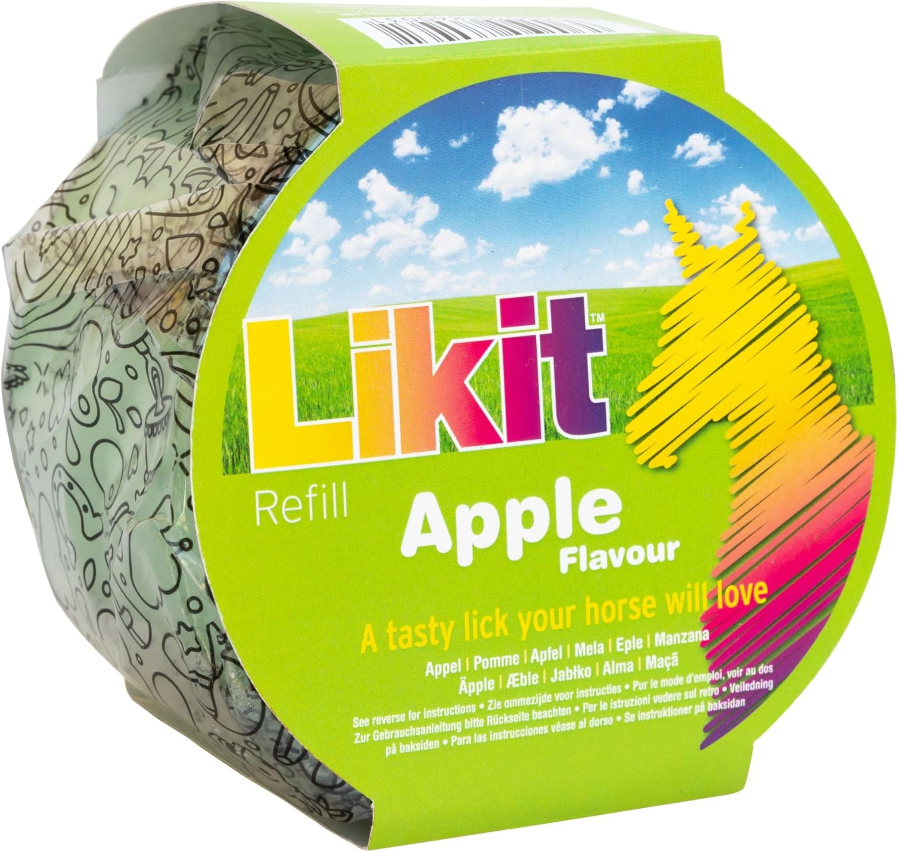 Horse Treat Apple Large Refill 650g | Tasty Horse Treat, Reduce your Horse's Boredom & Stress | Apple