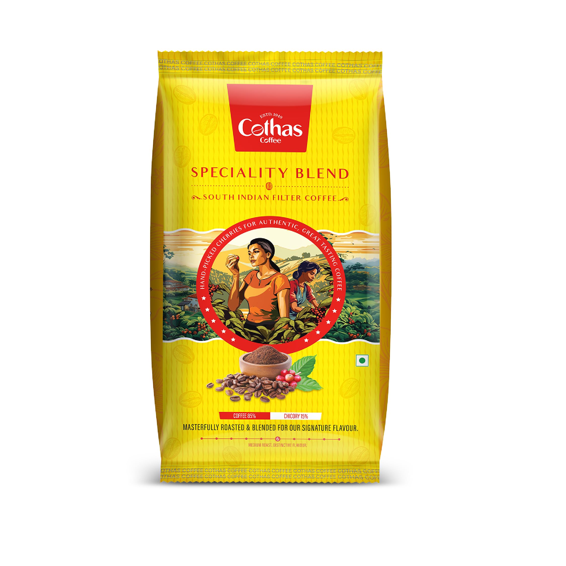 Cothas Speciality Blend | South Indian Filter Coffee | 85% Coffee 15% Chicory (200G)