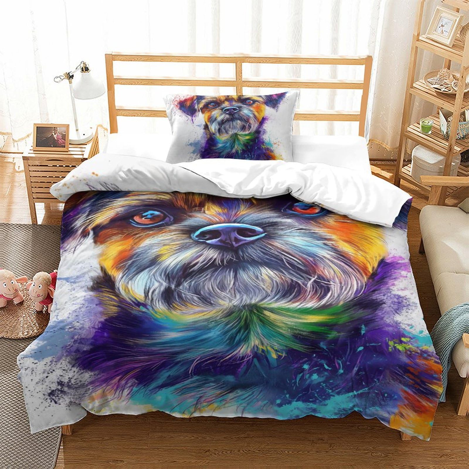 Housses de couettes Yorkshire Terrier, le cadeau parfait pour les amoureux des chiens