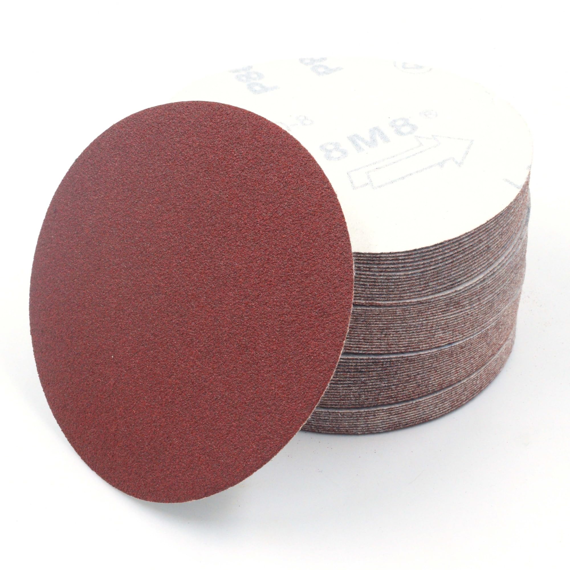 2-Inch 50mm Velcro Sanding Pad 25pcs 60 Grit | Hook & Loop Sanding Discs for Rust Removal, Metal Polishing, Woodworking | Compatible with Orbital Sander, Grinder, Rotary Tools-picture-12