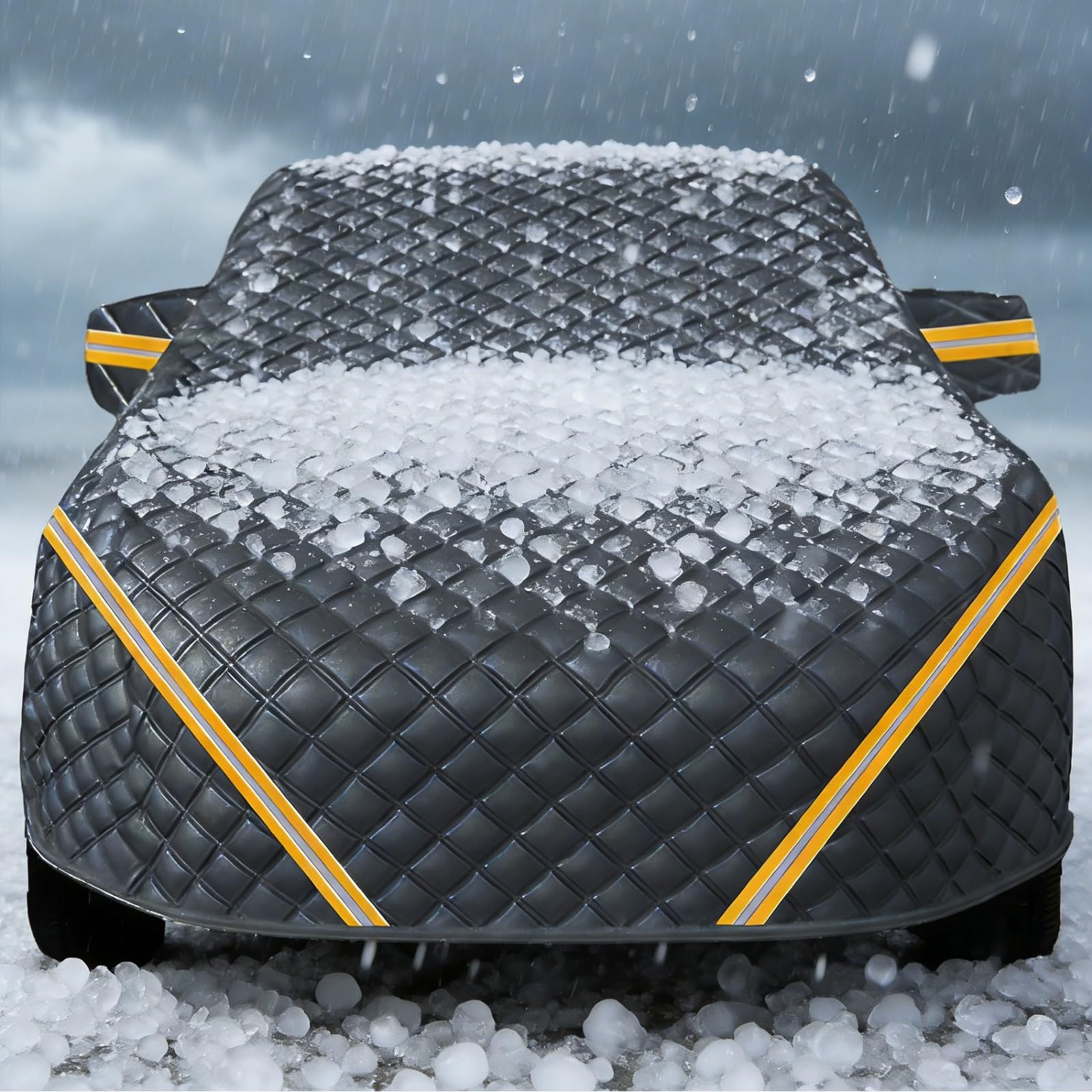 Hail Protector Car Cover Compatible with Mitsubishi Pajero Sport 2015-2025 Full Cover,Winter Thicken Anti Hail Automobile Waterproof Snow Rain UV All Weather