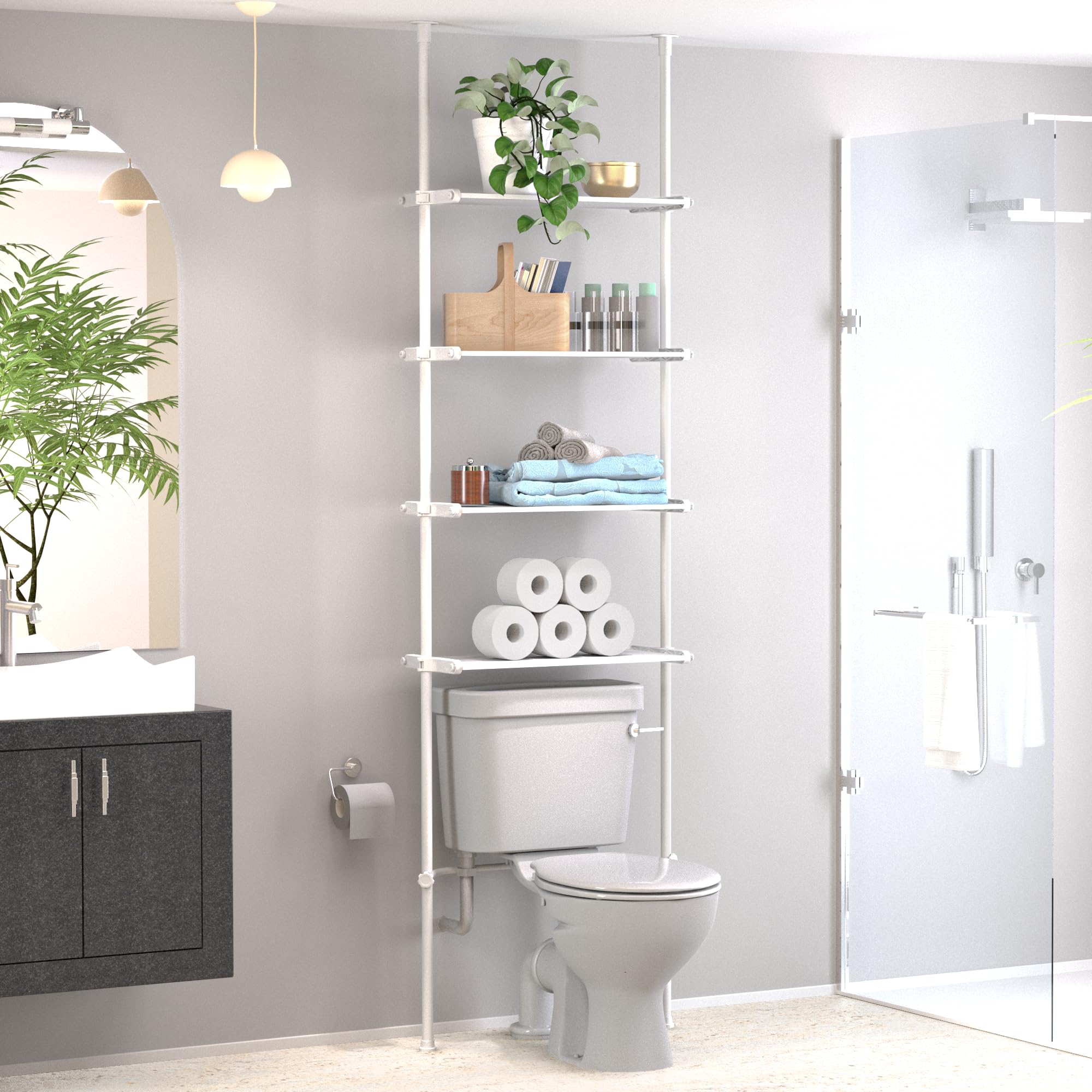 Home Zone Living Over-the-Toilet Organizer