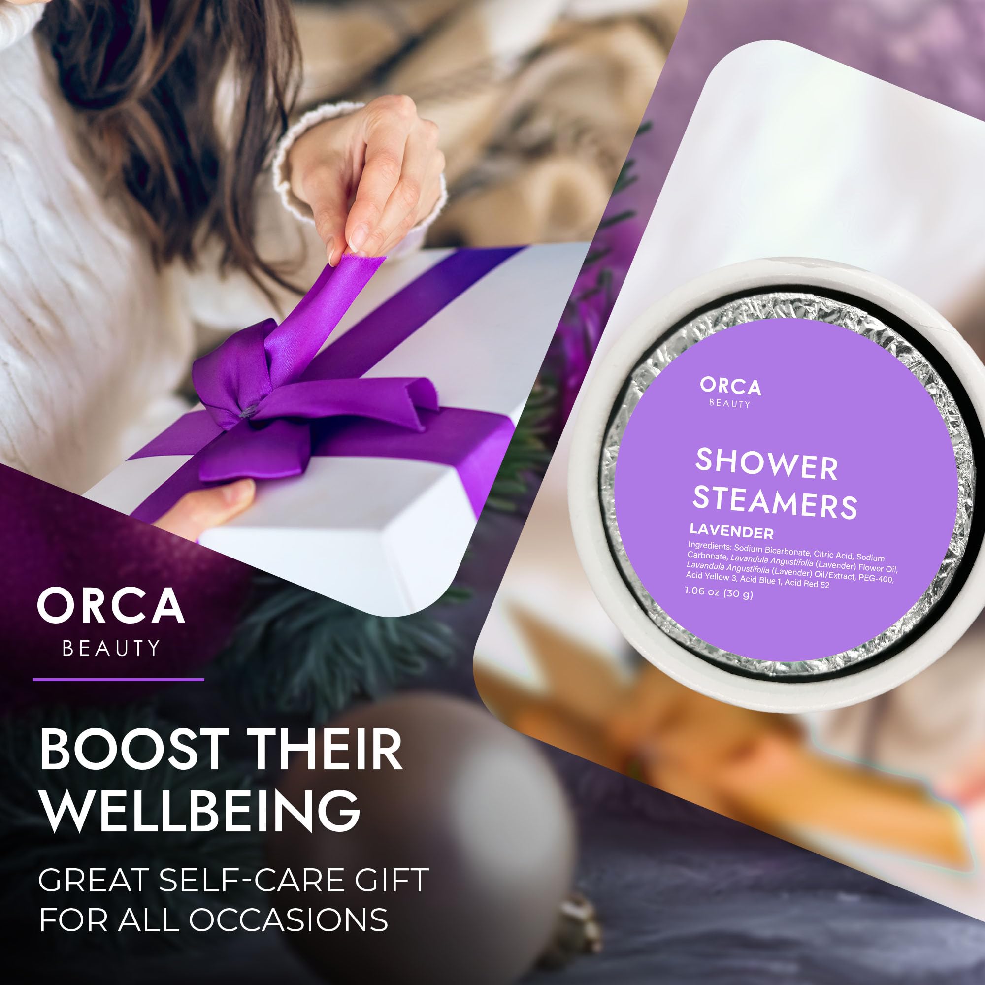 8 piezas de vaporizadores de ducha para aromaterapia y velas perfumadas, regalos de relajación para el cuidado personal de cumpleaños, bombas de ducha para aromaterapia, esenciales para el 7