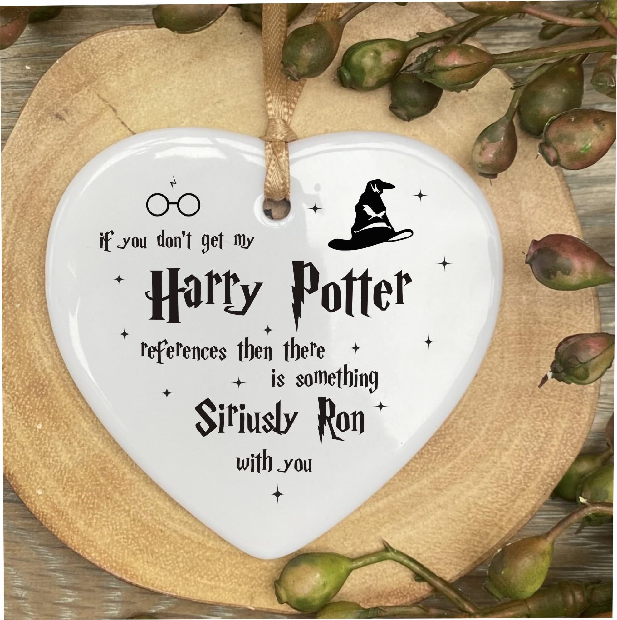 the sticker studio ltdIf You Don't Get My Harry Potter Quote Wooden Heart Shape Plaque Gift Sign htc98