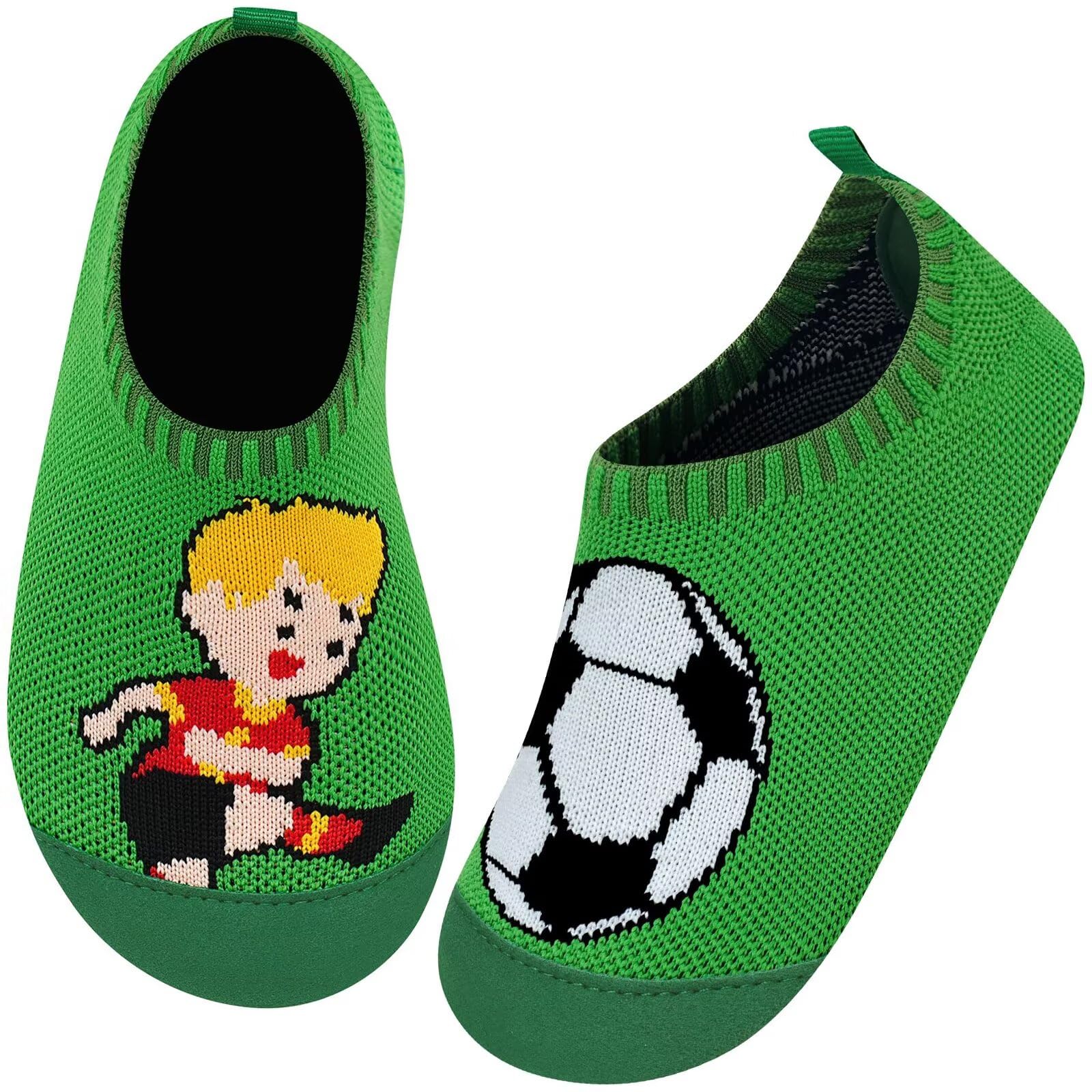 Kyopp Hausschuhe Kinder für Junge mädchen Atmungsaktive Hüttenschuhe Barfußschuhe Kinder Rutschfest Pantoffeln