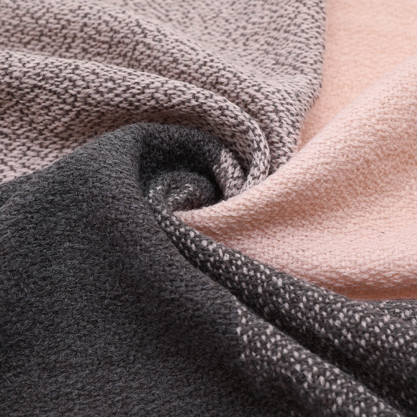 Bezioner XXL Sciarpa Foulard Donna Tartan Grande Scialle Donna Plaid Stola