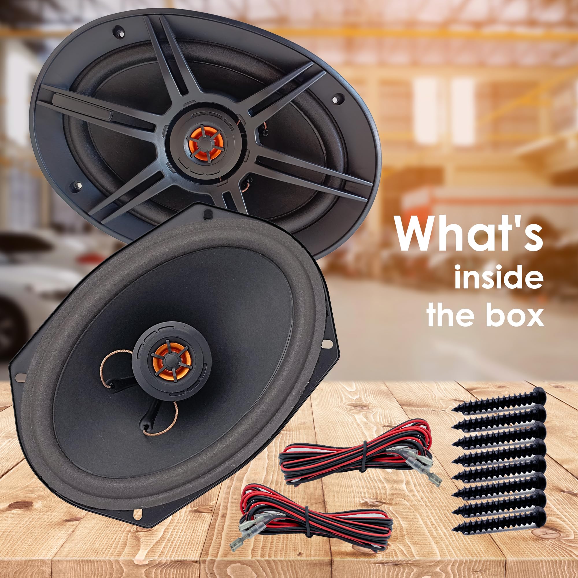 Amazon.com: Audiobank AB692S 6x9 Inches 700 Watt Max Power 2-Way