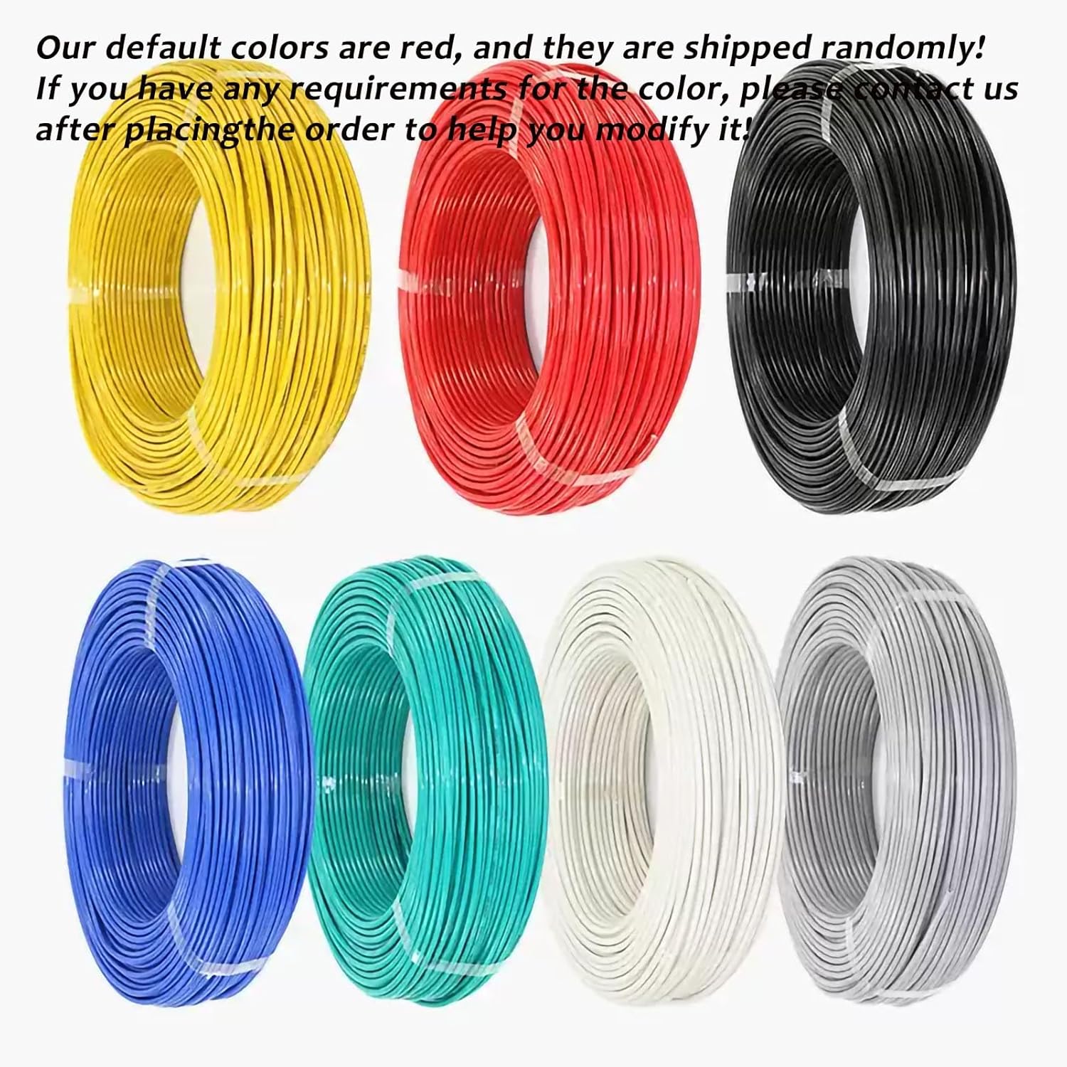 20/18/16/12/10 AWG Nylon Sheath Wire 320ft Hook Up Wire Cable, Single Core Tinned Copper Conductor 221°F for Lighting Circuits, Control Systems(10AWG)
