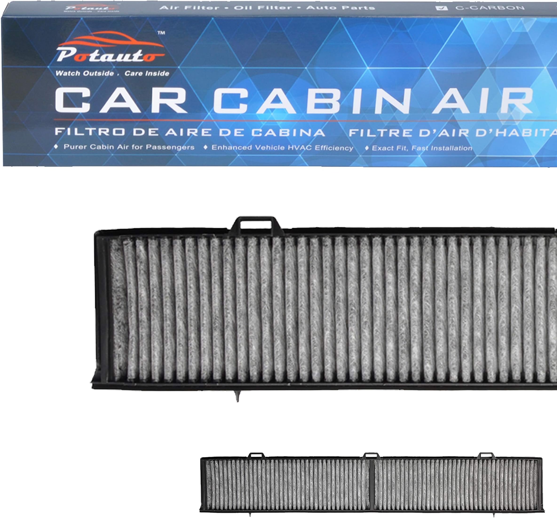 MAP 3007C (CF10727) Activated Carbon Car Cabin Air Filter Replacement for BMW 1 SERIES M 128I 135I 135IS 323I 325I 325XI 328I 328I XDRIVE 328XI 330I 330XI 335D 335I 335I XDRIVE 335IS 335XI X1